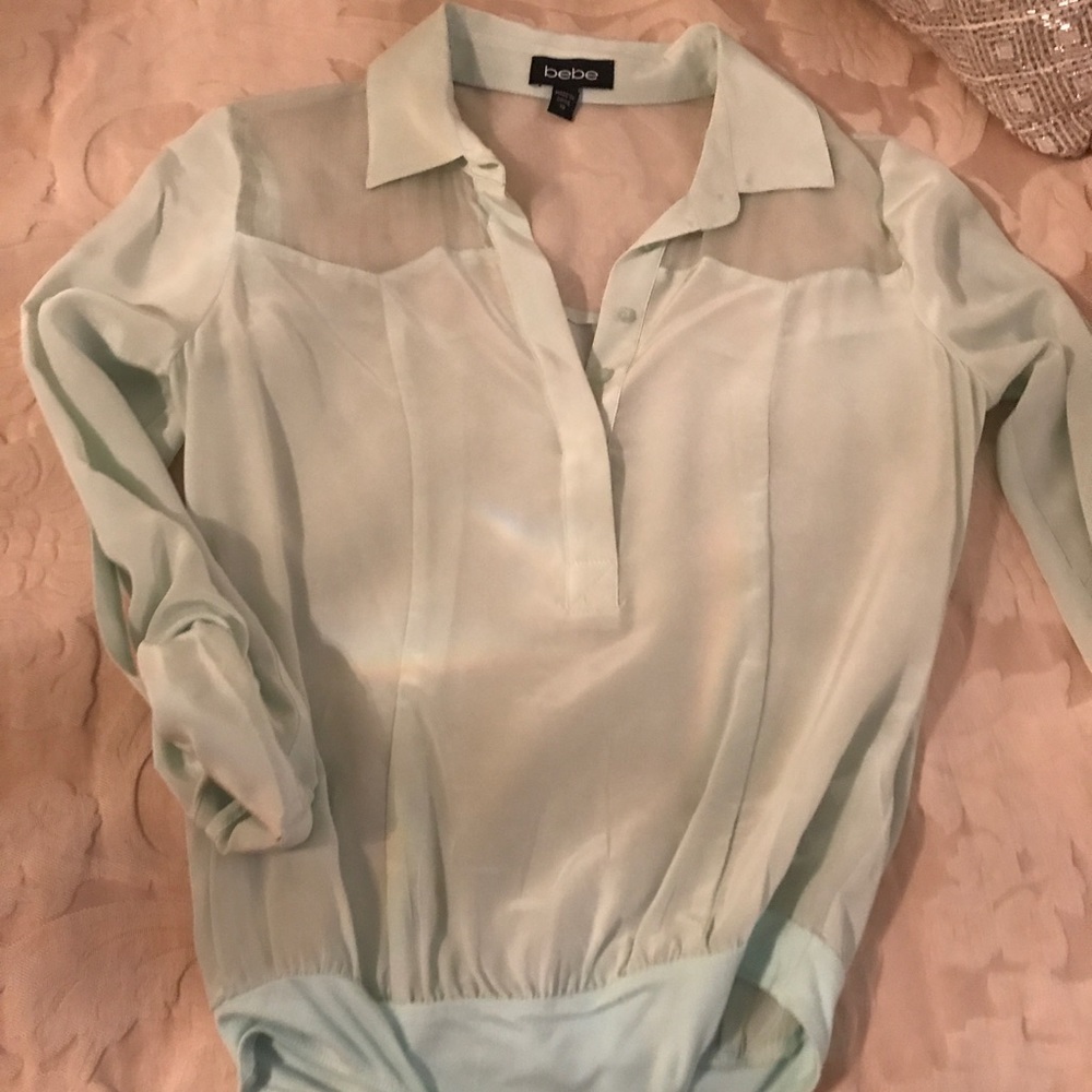 Bebe light TurqUoise bodysuit